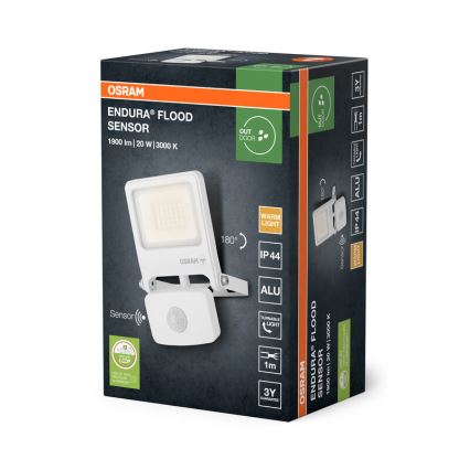 Osram - Reflektor LED z czujnikiem ENDURA LED/20W/230V 3000K IP44