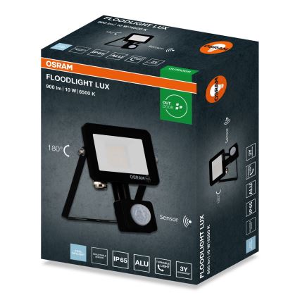 Osram - Reflektor LED z czujnikiem FLOODLIGHT LED/10W/230V 6500K IP65