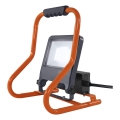 Osram - Reflektor LED z uchwytem i gniazdami R-STAND LED/50W/230V 4000K IP44 pomarańczowy/antracytowy