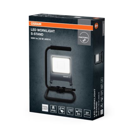 Osram - Reflektor LED z uchwytem S-STAND 50W/230V 4000K IP65 antracyt