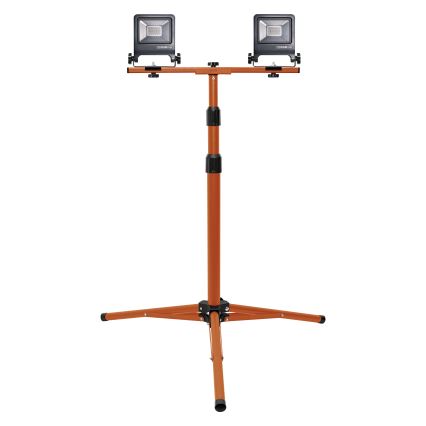 Osram - LED Reflektor z uchwytem TRIPOD 2xLED/20W/230V 4000K IP65 pomarańczowy/antracyt