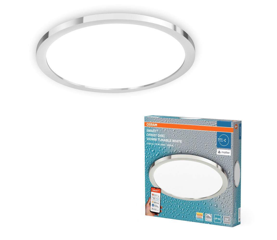 Osram - ściemnialna łazienkowa oprawa sufitowa SMART+ DISC LED/18W/230V IP44 Wi-Fi