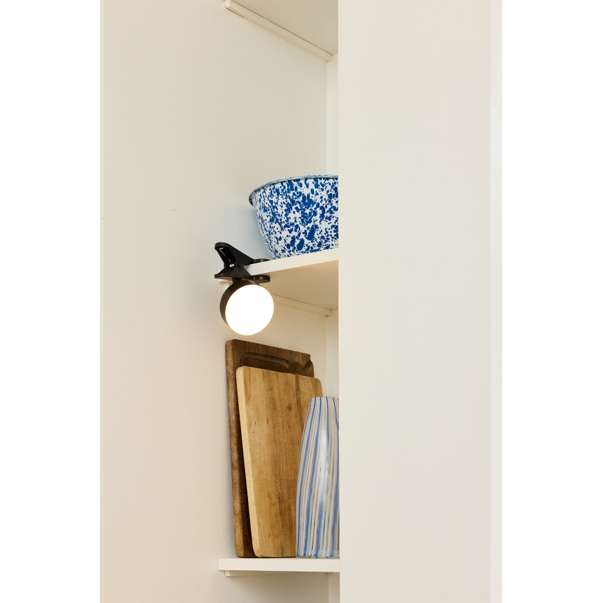 Osram - ściemnialna, ładowalna lampka biurkowa LED 3 w 1 DECOR HELPER LED/1,8W/5V czarna