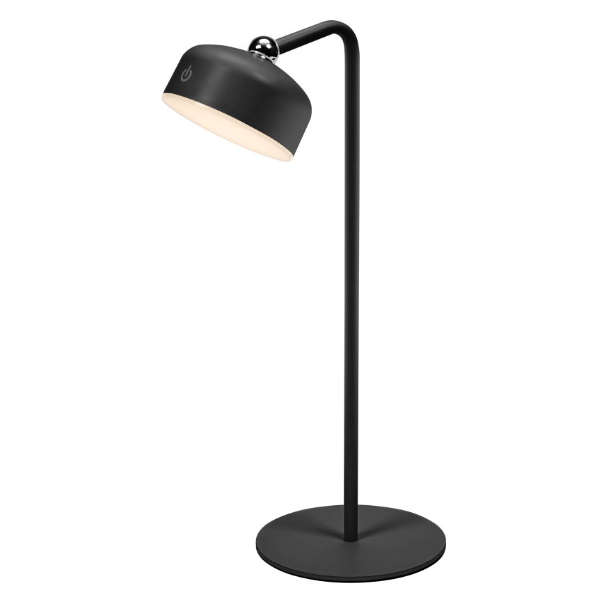 Osram - ściemnialna, ładowalna lampka biurkowa LED 3 w 1 DECOR HELPER LED/1,8W/5V czarna