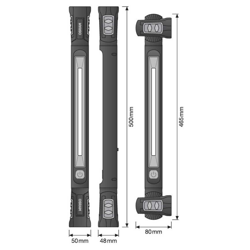 Osram - ściemnialna ładowalna latarka LED LEDINSPECT UTILITY1000 LED/19W/7,4V