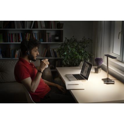 Osram - Ściemnialna lampa biurkowa LED OFFICE LINE LED/17W/230V 3000/4000/6500K czarna