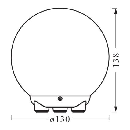 Ledvance - LED RGBW ściemnialna, ładowalna lampa stołowa SMART+ MAGIC LED/2,5W/5V 2200-6500K Wi-Fi biała