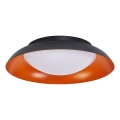 Osram - ściemnialna lampa sufitowa LED ORBIS PLATE LED/35W/230V śr. 43 cm pomarańczowa/czarna