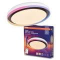 Osram - ściemnialna lampa sufitowa LED RGBW SMART+ MAGIC LED/38W/230V, średnica 49 cm, czarna, 2700-6500K, Wi-Fi