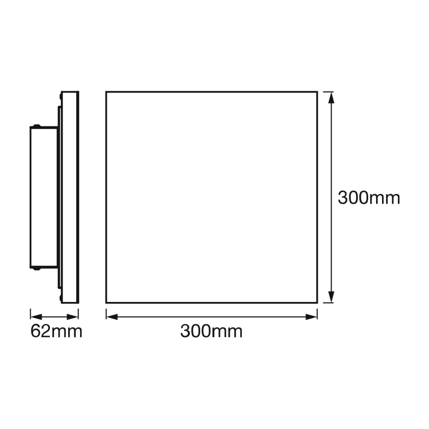 Osram - ściemnialna lampa sufitowa SMART+ FRAMELESS LED/20W/230V 3000-6500K 30x30 cm Wi-Fi