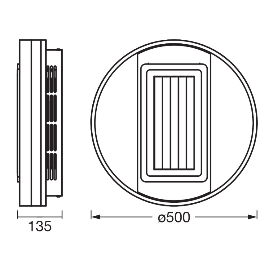 Osram - ściemnialna lampa sufitowa z wentylatorem LED/55W/230V 3000-6500K biała + pilot zdalnego sterowania