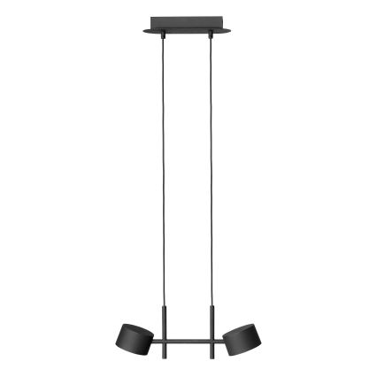 Osram - LED ściemnialna lampa wisząca na przewodzie DECOR KYOTO 2xLED/10W/230V CRI 90 czarna