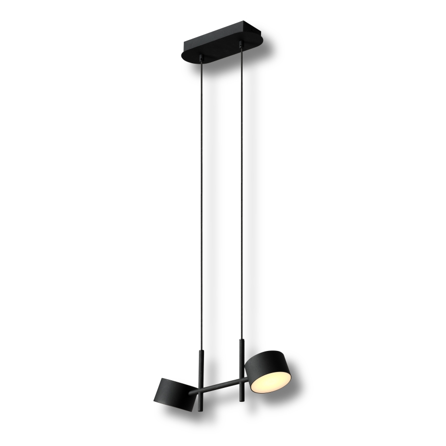 Osram - LED ściemnialna lampa wisząca na przewodzie DECOR KYOTO 2xLED/10W/230V CRI 90 czarna