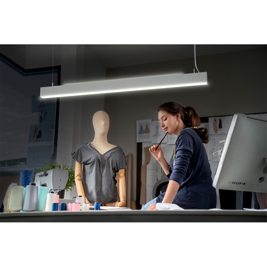 Osram - LED ściemnialna lampa wisząca na przewodzie OFFICE LINE LED/42W/230V 4000K 112,6 cm biała