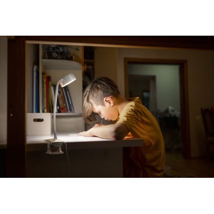 Osram - LED ściemniana lampka biurkowa z klipsem OFFICE LINE LED/4,8W/230V 3000/4000/6500K biała