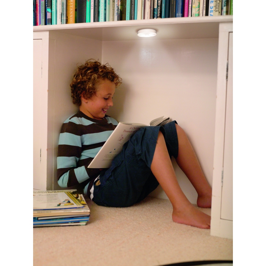 Osram - LED ściemnialna lampka orientacyjna DOT-IT LED/0,45W/5V 500 mAh biała