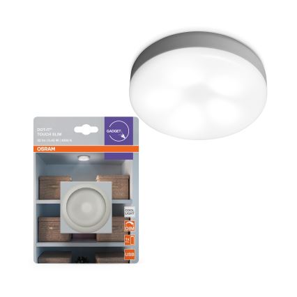 Osram - LED ściemnialna lampka orientacyjna DOT-IT LED/0,45W/5V 500 mAh biała