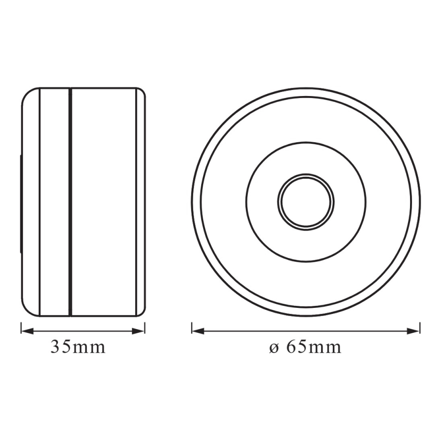 Osram - ściemnialna lampka orientacyjna DOT-IT LED/0,45W/5V 500 mAh biała