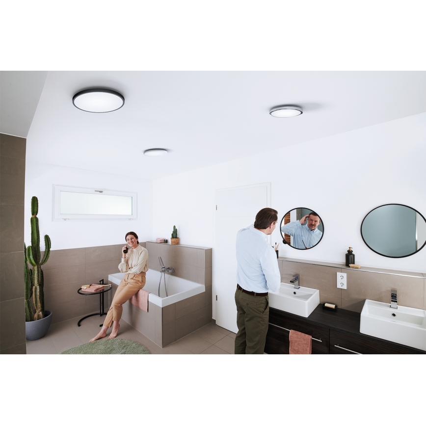 Osram - ściemnialna oprawa sufitowa LED do łazienki SMART+ DISC LED/18W/230V 3000-6500K IP44 Wi-Fi