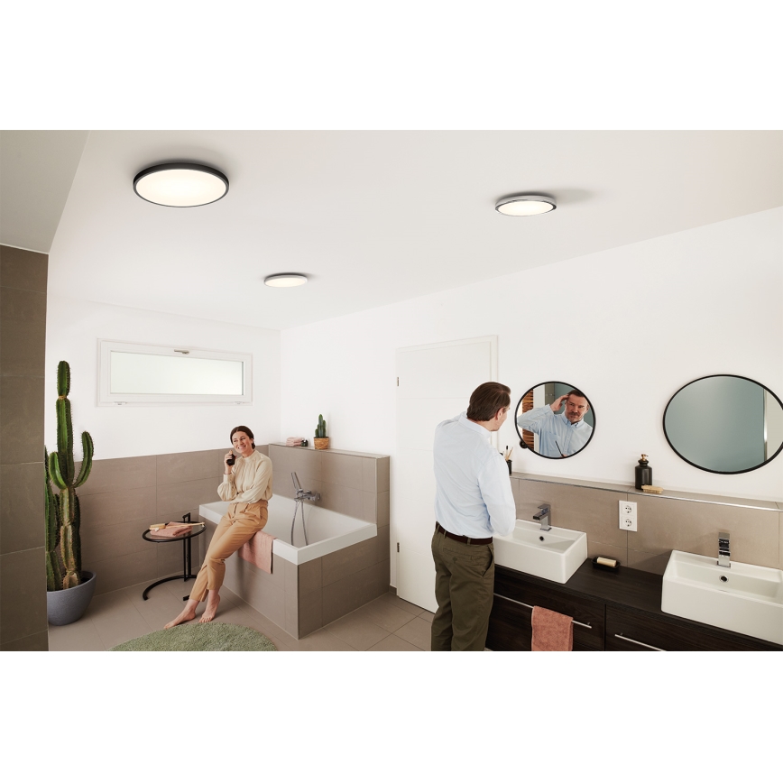 Osram - ściemnialna oprawa sufitowa LED do łazienki SMART+ DISC LED/18W/230V 3000-6500K IP44 Wi-Fi
