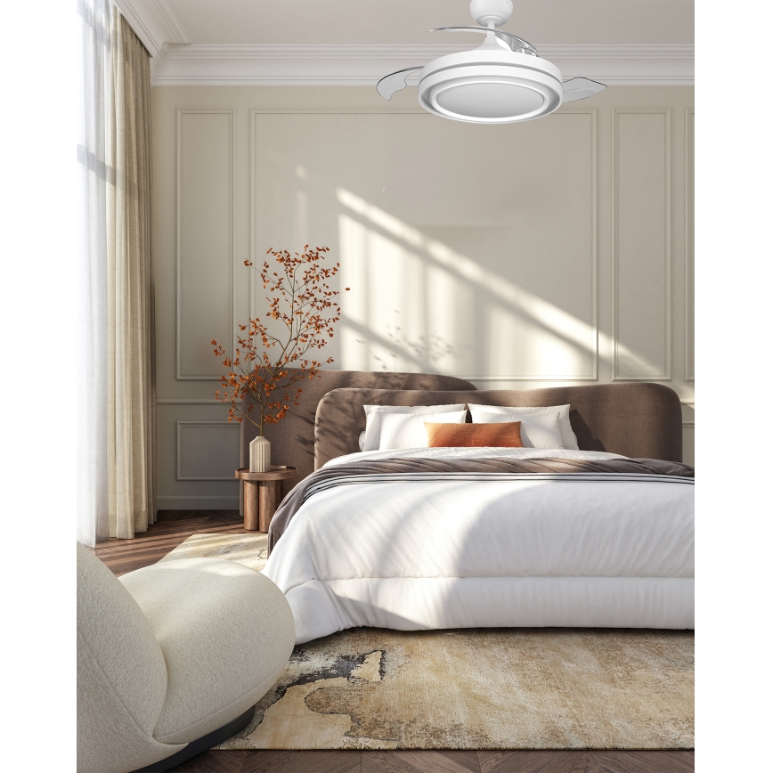 Osram - LED ściemnialna lampa sufitowa z wentylatorem PONIENTE LED/36W/230V 3000/4000/6500K + pilot zdalnego sterowania