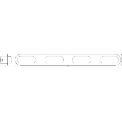 Osram - Ściemnialny kinkiet LED do łazienki SMART+ DUPLO LED/24W/230V 3000-6500K IP44 Wi-Fi