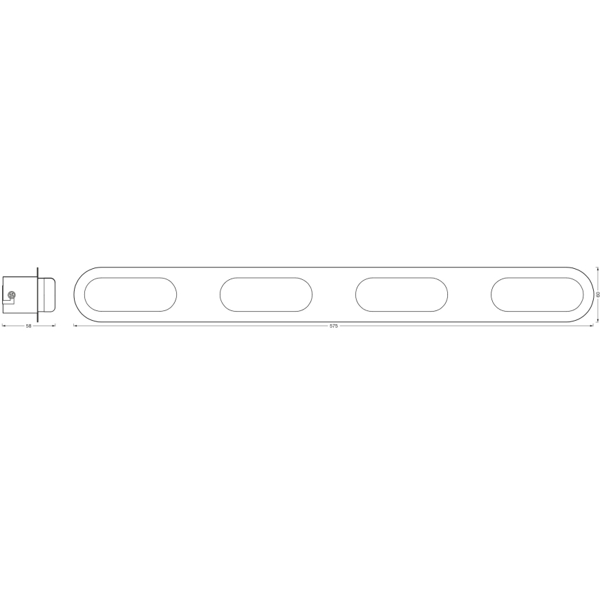Osram - Ściemnialny kinkiet LED do łazienki SMART+ DUPLO LED/24W/230V 3000-6500K IP44 Wi-Fi