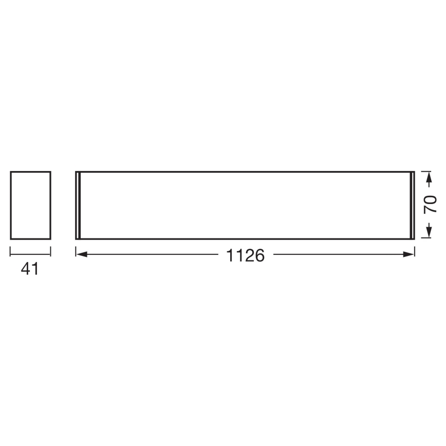 Osram - ściemnialna oprawa sufitowa LED OFFICE LINE LED/11/20/30W/230V 4000K 112,6 cm biała
