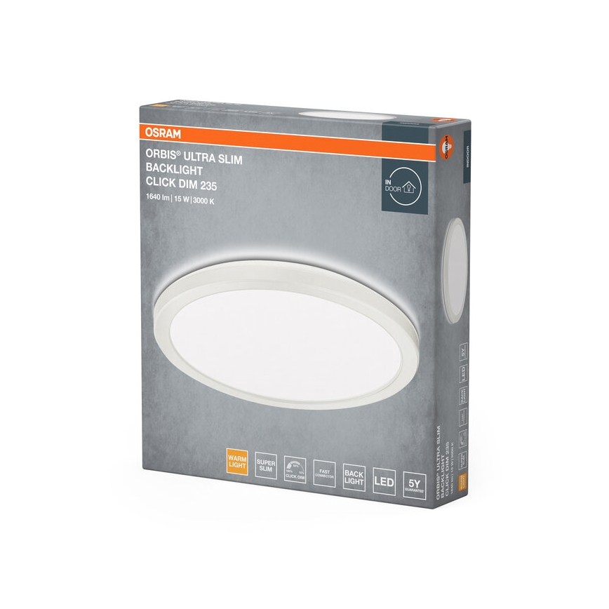 Osram - ściemnialna oprawa sufitowa LED ORBIS LED/15W/230V biała