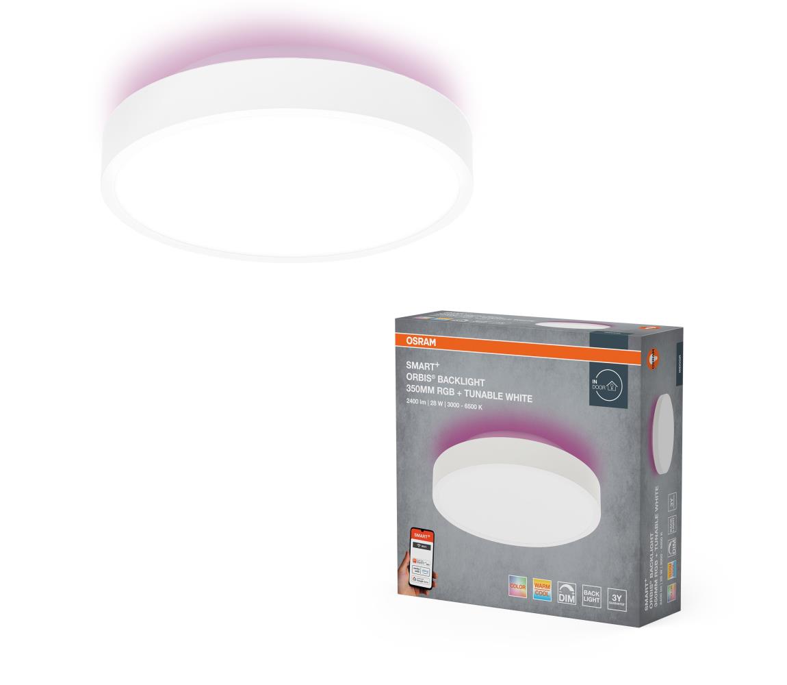 Osram - ściemnialna oprawa sufitowa LED RGBW SMART+ ORBIS LED/28W/230V Wi‑Fi