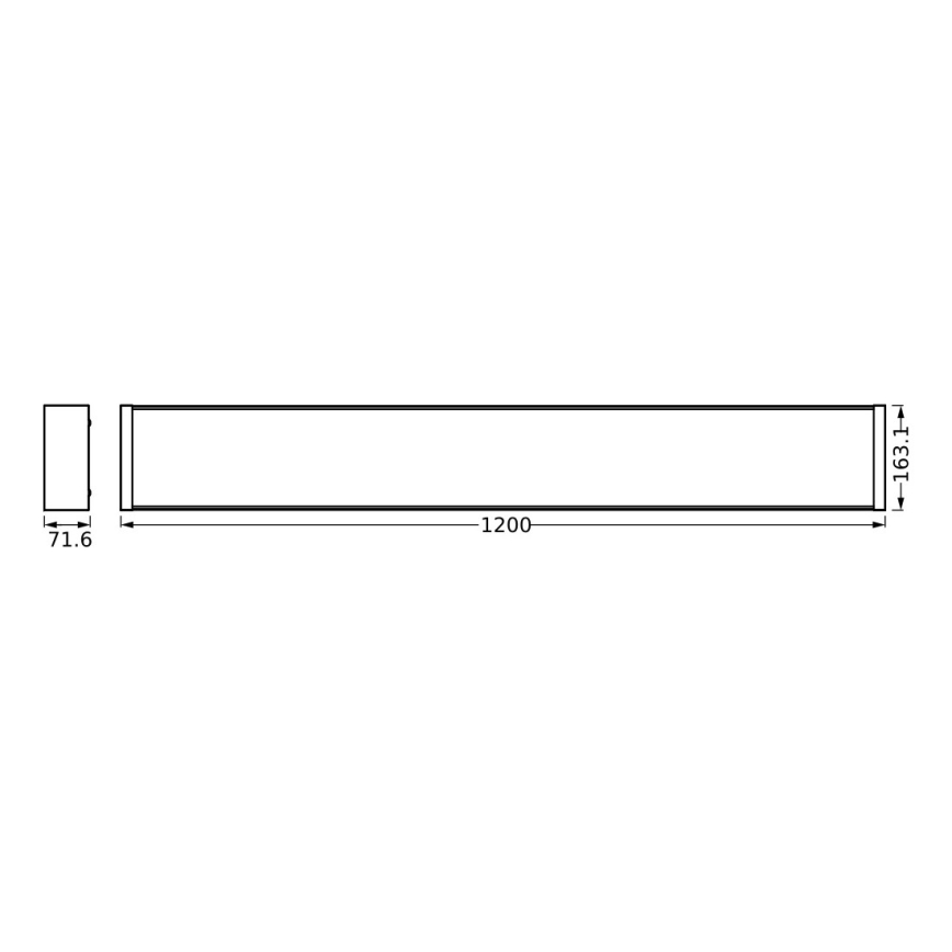 Osram - Ściemnialna oprawa sufitowa LED OFFICE LINE LED/40W/230V 120 cm + zdalne sterowanie