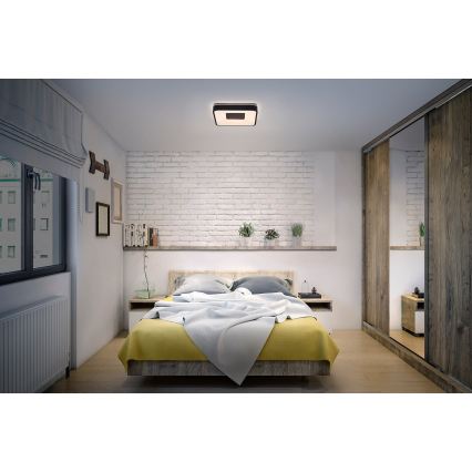 Osram - Ściemnialna oprawa sufitowa LED ORBIS PIANA LED/36W/230V 48,5x48,5 cm czarna