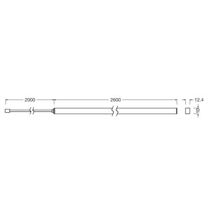 Osram - ściemnialna taśma LED FLEX ACOUSTIC 2,6m LED/29W/230V + pilot zdalnego sterowania