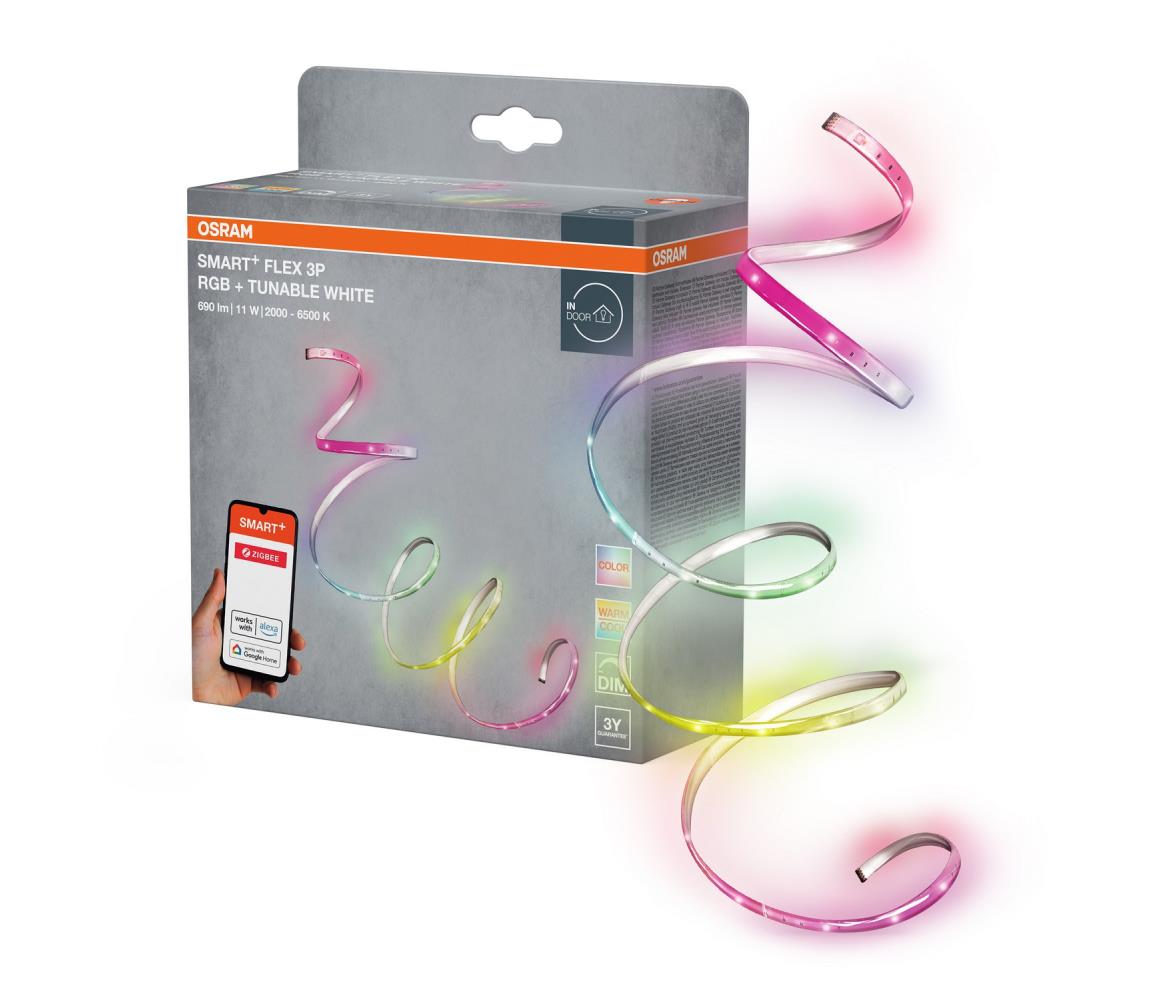 Osram - ściemnialna taśma LED RGB+TW SMART+ FLEX 1,8 m LED/11W/230V 2000-6500K
