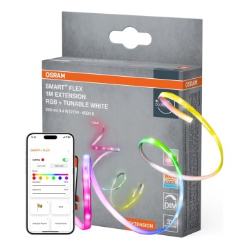 Osram - Ściemnialna taśma LED RGB+TW SMART+ FLEX 1 m LED / 3,4 W / 230 V 2700-6500 K Wi-Fi