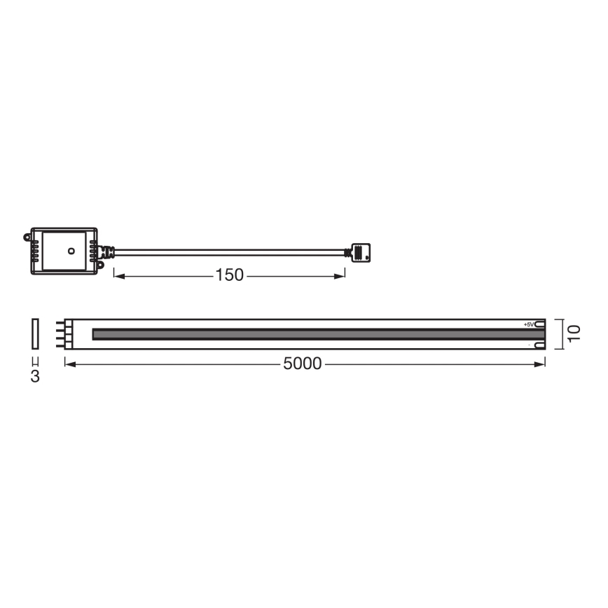 Osram - Ściemnialna taśma LED SMART+ COB 5m LED/18W/230V 2700-6500K Wi-Fi