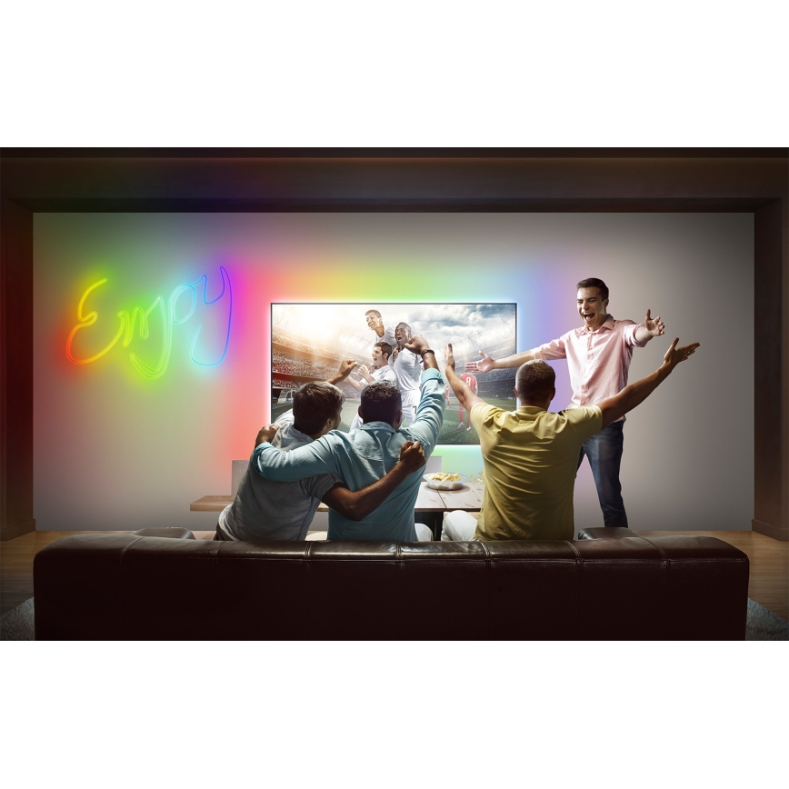 Osram - Taśma LED RGB ściemnialna zewnętrzna SMART+ MAGIC 3m LED/15W/230V IP44 Wi-Fi+ pilot zdalnego sterowania