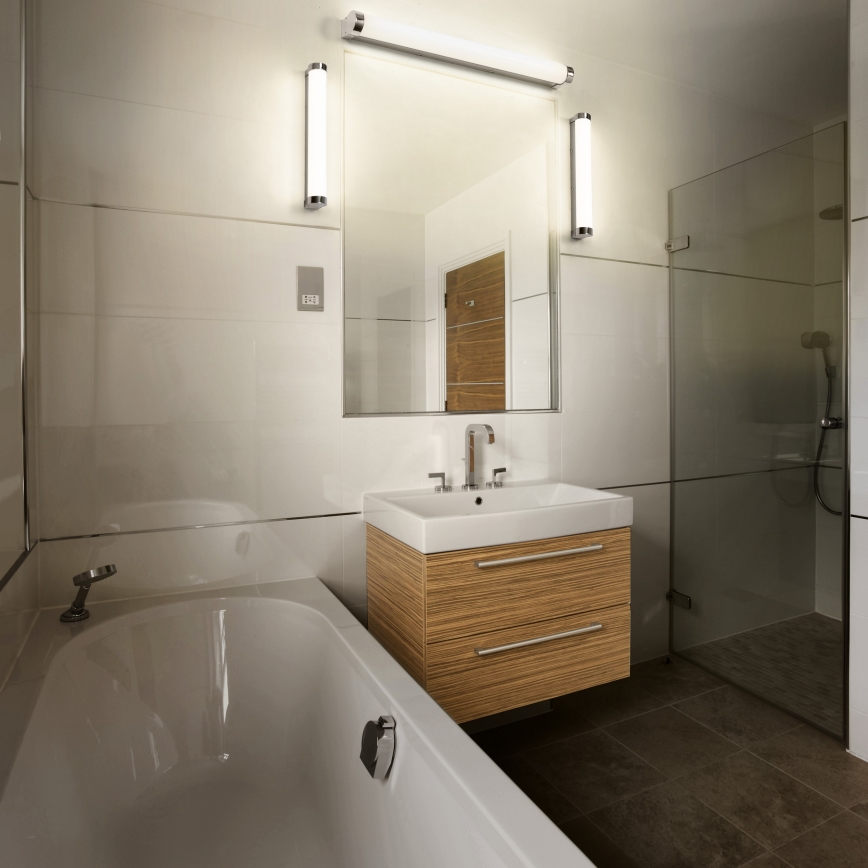 Osram - ściemnialne oświetlenie lustra ORBIS TUBE LED/9W/230V 40 cm IP44 błyszczący chrom