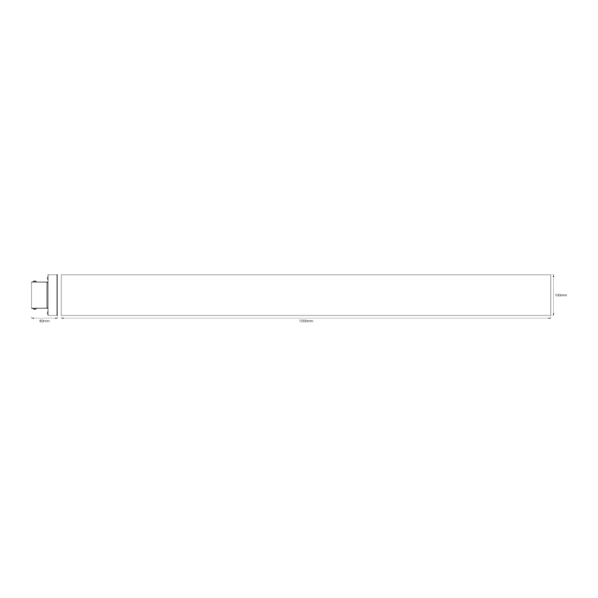 Osram - Ściemnialna lampa sufitowa SMART+ FRAMELESS LED/35W/230V 3000-6500K 120x10 cm Wi-Fi
