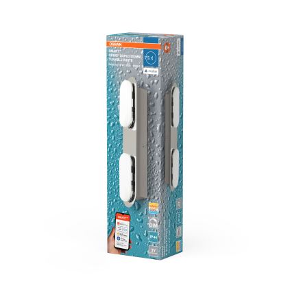Osram - SMART+ DUPLO ściemnialny kinkiet łazienkowy LED/15W/230V 3000-6500K IP44 Wi-Fi