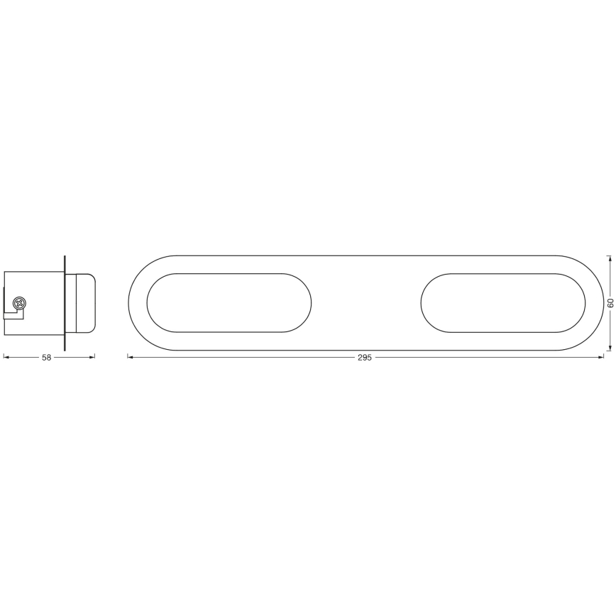 Osram - SMART+ DUPLO ściemnialny kinkiet łazienkowy LED/15W/230V 3000-6500K IP44 Wi-Fi