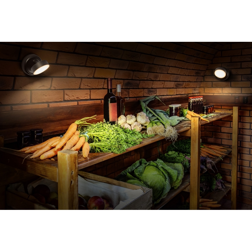 Osram - Ściemnialny ładowalny dotykowy kinkiet NIGHTLUX LED/1,8W/5V czarny