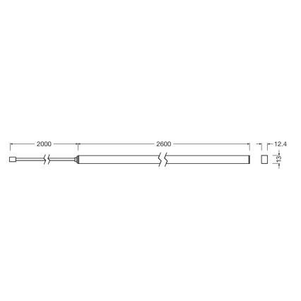 Osram - LED ściemnialny pasek FLEX ACOUSTIC 2,6m LED/29W/230V + pilot zdalnego sterowania
