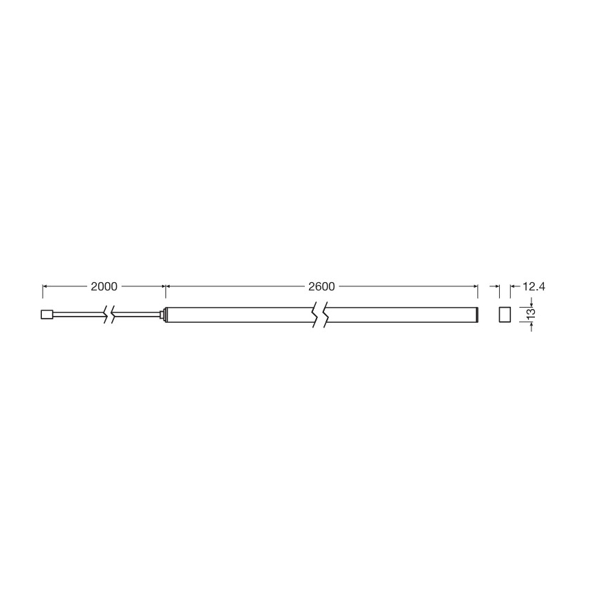 Osram - LED ściemnialny pasek FLEX ACOUSTIC 2,6m LED/29W/230V + pilot zdalnego sterowania