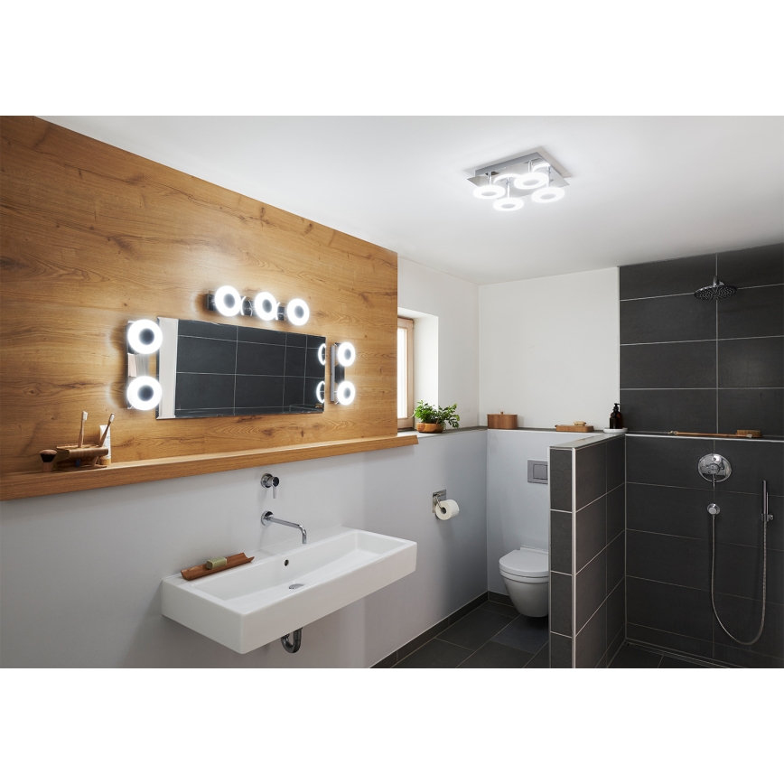 Osram - ściemnialny plafon łazienkowy SMART+ WAVE LED/24W/230V 3000-6500K IP44 Wi-Fi