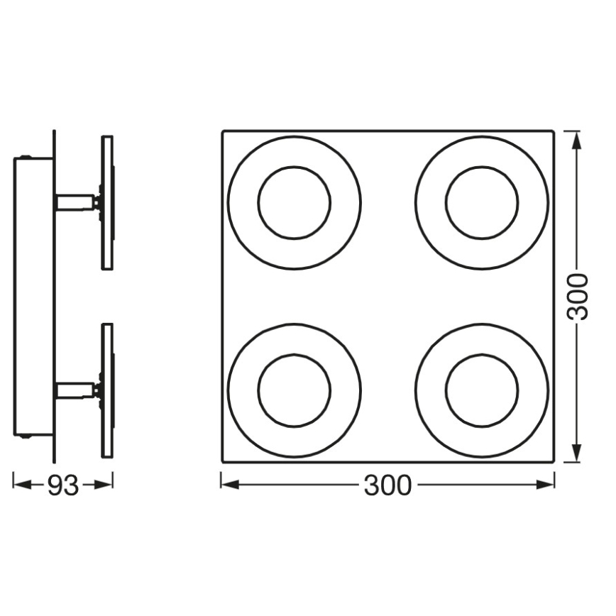 Osram - ściemnialny plafon łazienkowy SMART+ WAVE LED/24W/230V 3000-6500K IP44 Wi-Fi