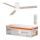 Osram - ściemnialny wentylator sufitowy BLADE LED/18W/230V 3000/4000/6000K + z pilotem