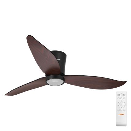 Osram - ściemnialny wentylator sufitowy LED FOHN LED/18W/230V 3000/4000/6500K + pilot zdalnego sterowania