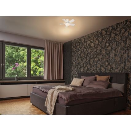 Osram - LED Ściemnialny wentylator sufitowy LESTE LED/15W/230V 3000/4000/6500K + pilot zdalnego sterowania
