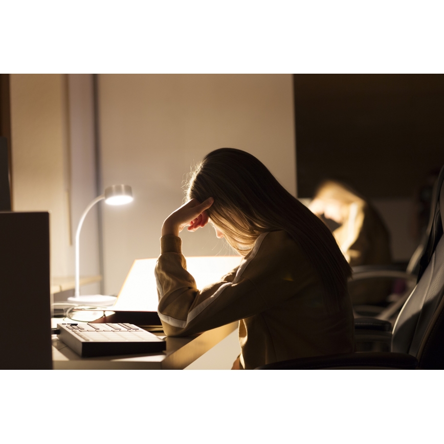 Osram - Ściemniana lampka biurkowa OFFICE LINE LED/4,8W/230V 3000/4000/6500K biała